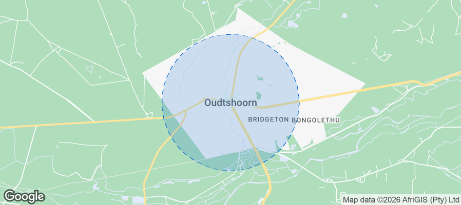 Oudtshoorn Airbnb map